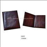 brown leather wallet(G0007)