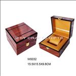 Shiny Brown Varnish Wooden Watch Box(W0032)